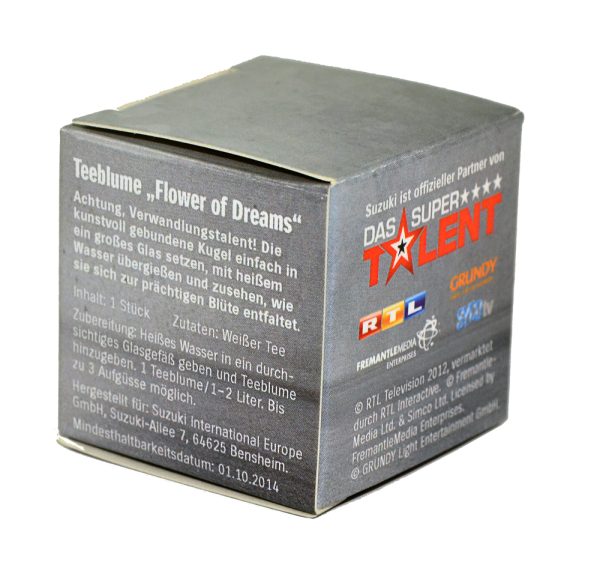 FLOR DE TÉ  EN CAJA CÚBICA - Imagen 2