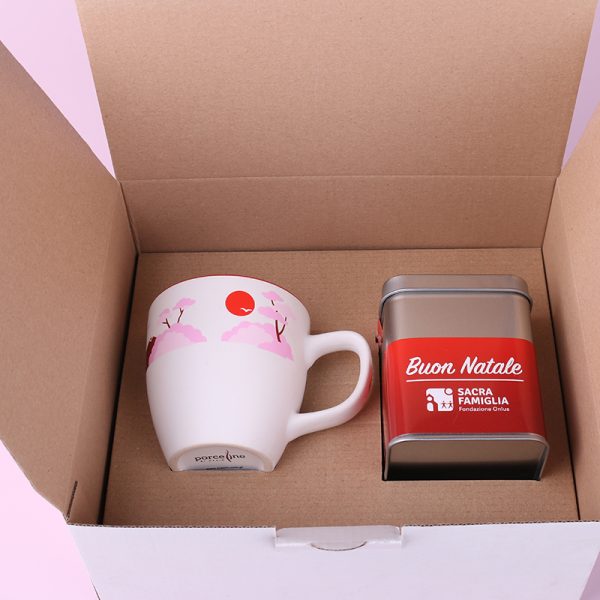 CAJA DE LATA DE 100 GR + TAZA PERSONALIZADA - Imagen 3